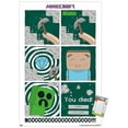 thumbnail image 1 of Minecraft - Simple Comic Steve Creeper Wall Poster, 22.375" x 34", 1 of 5