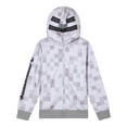 thumbnail image 1 of Minecraft Skeleton Fleece Zip Up Cosplay Hoodie Little Kid to Big Kid, 1 of 2