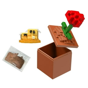 Minecraft Mini Mode Bloom Blocks Action Figure with Sand Compound (Characters May Vary)