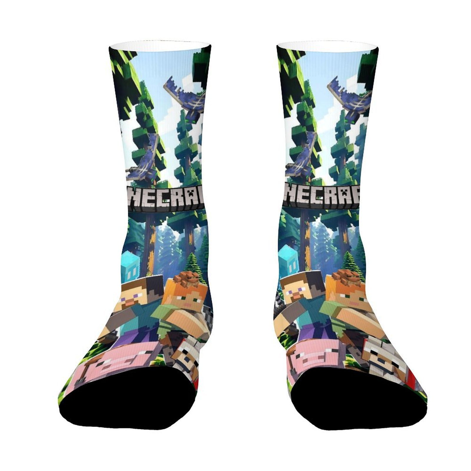 Minecraft Socks Soft Stockings Perfect for Adult Christmas Gifts ...
