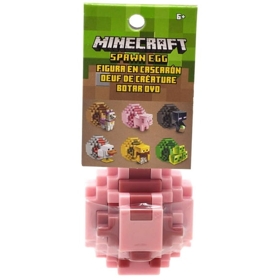 Minecraft Spawn Egg Pig Mini Figure