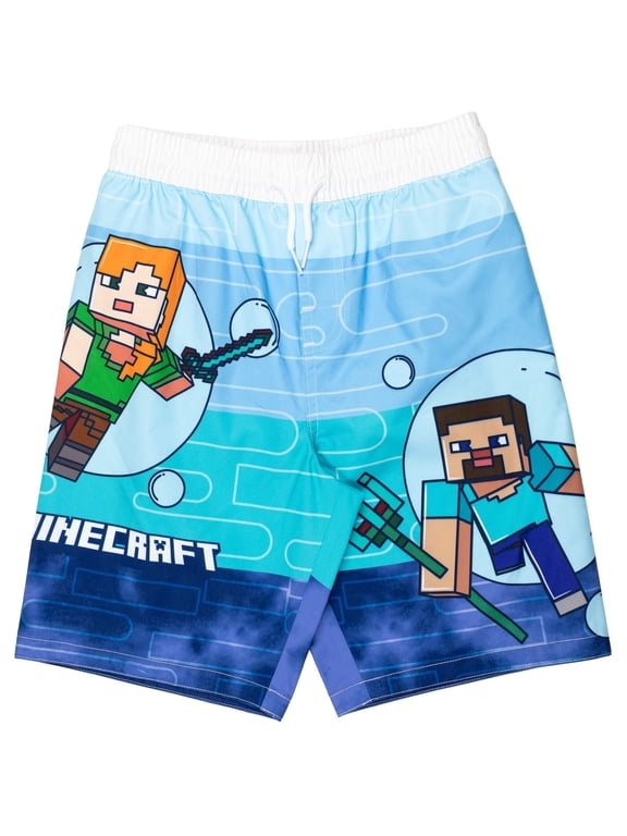 Steve Alex UPF 50+ Swim Trunks Bathing Suit Little Kid to Big