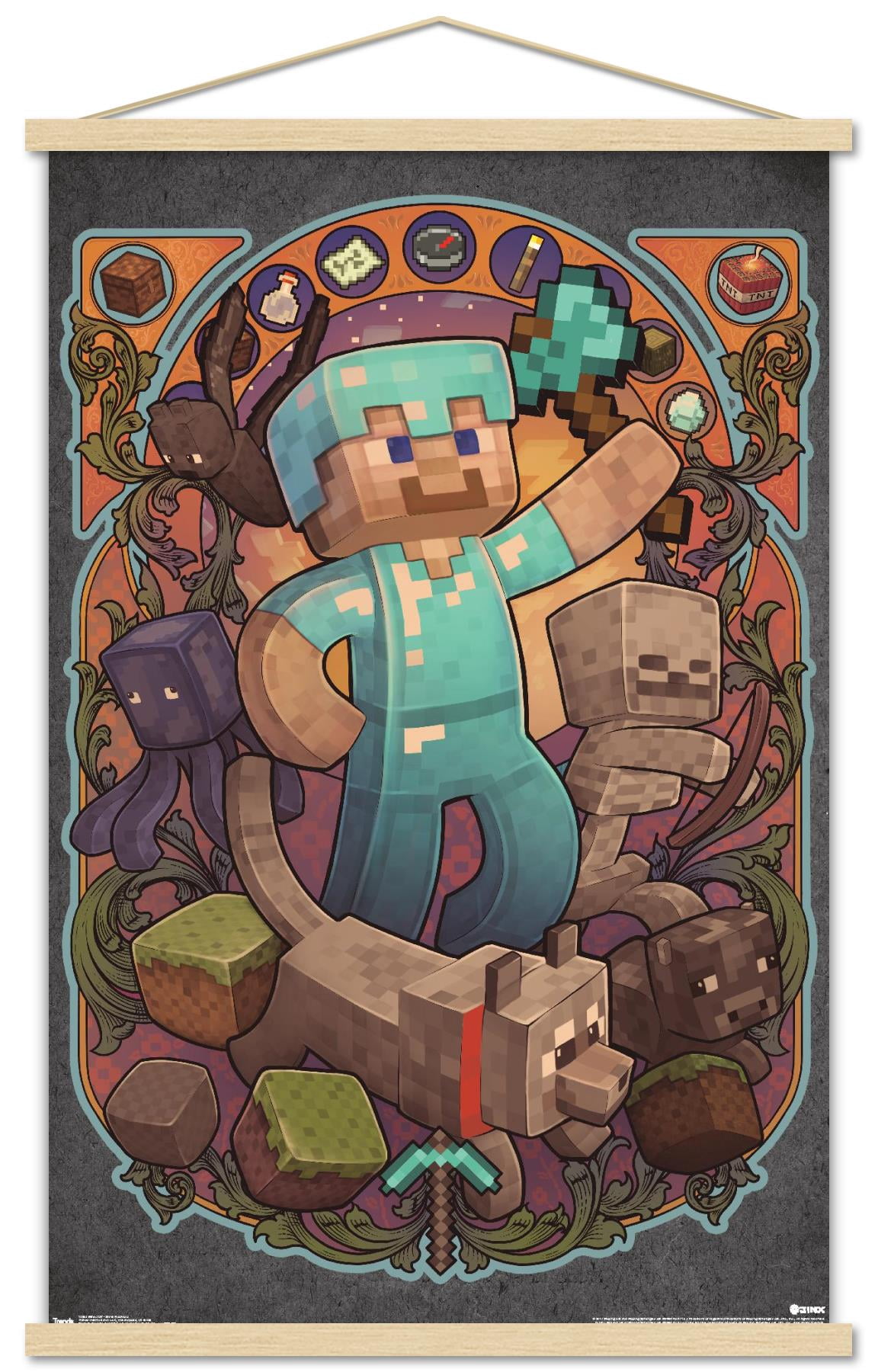 Minecraft-Steve-Nouveau-Wall-