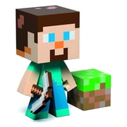Minecraft Steve Vinyl Action Figure with Dirt Block