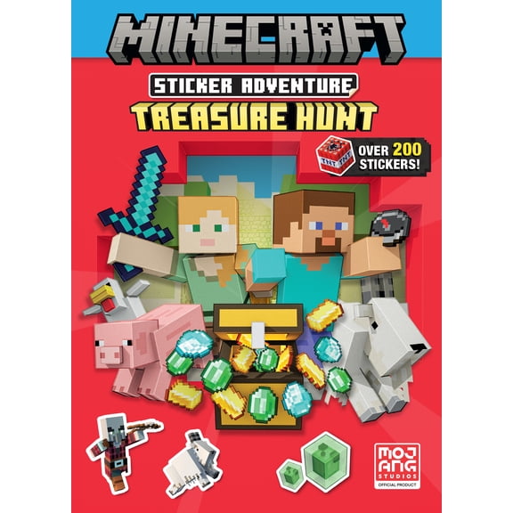 Minecraft Sticker Adventure: Treasure Hunt (Minecraft) (Paperback)