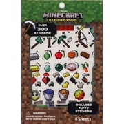 Minecraft Sticker Book with Puffy Stickers 4 Sheets