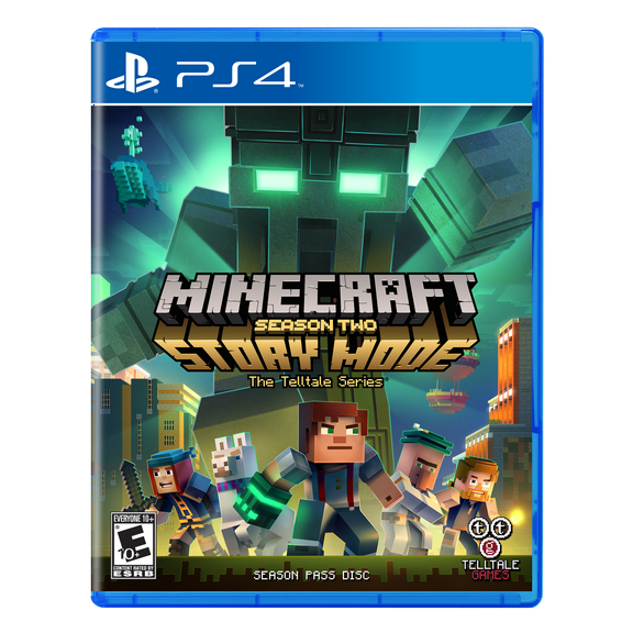 Pre-Owned Minecraft Story Mode Season Two Season Pass Disc, for PlayStation 4, Adventure, Parental Controls