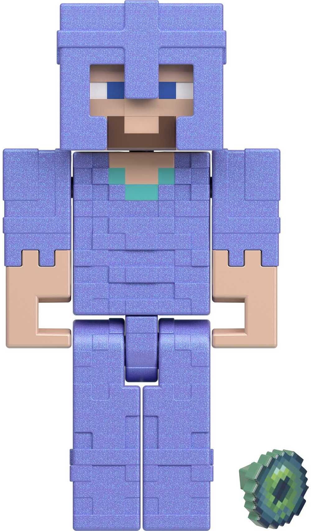  Mattel Minecraft Craft-A-Block Biome Builds Steve Figure,  Authentic Pixelated Video-Game Character, Action Toy to Create, Explore and  Survive, Collectible Gift for Fans Age 6 Years and Older : Toys & Games