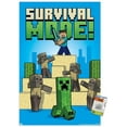 thumbnail image 1 of Minecraft - Survival Mode Wall Poster with Pushpins, 22.375" x 34", 1 of 5