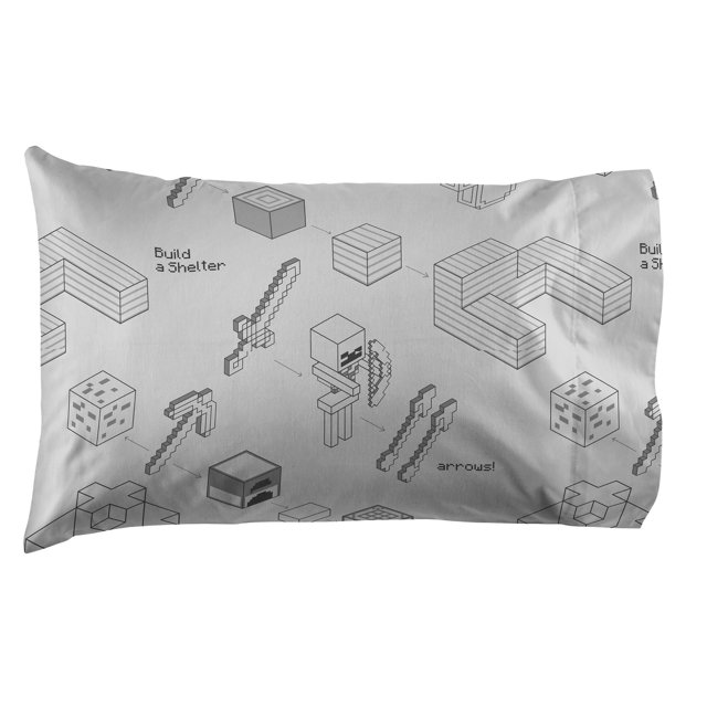 Minecraft Survive Twin Sheet Set Full