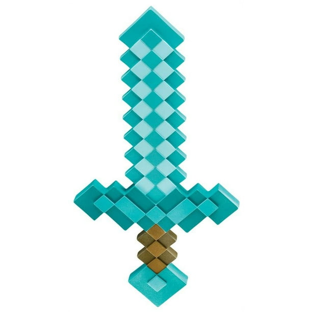 Minecraft Realistic Plastic Toy Sword Halloween Costume Accessory