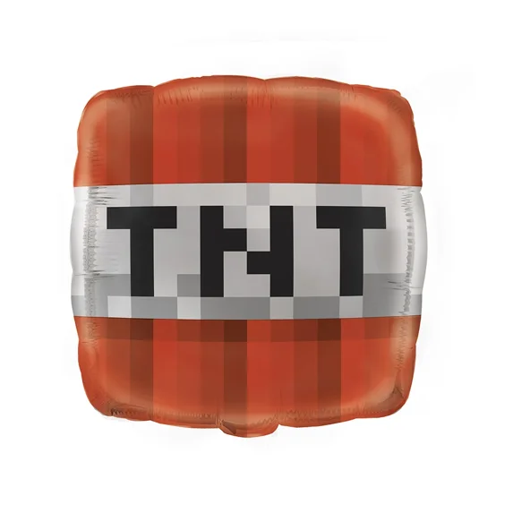 Minecraft TNT 17.5" Mylar Balloon