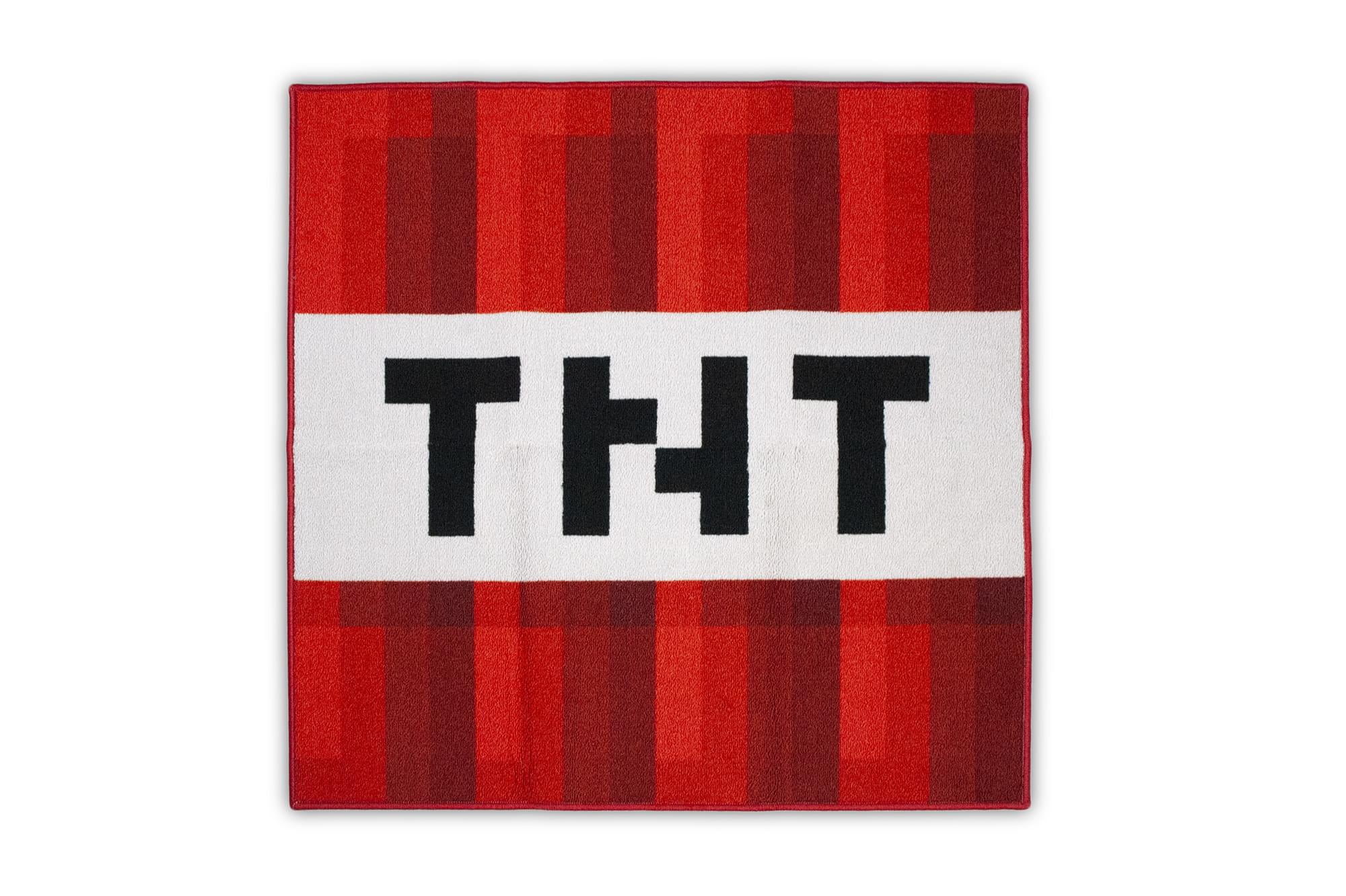 Minecraft TNT Block Area Rug, TNT Block Minecraft Rug