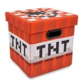 thumbnail image 1 of Minecraft TNT Block Fabric Storage Bin Cube Organizer with Lid | 13 Inches, 1 of 7