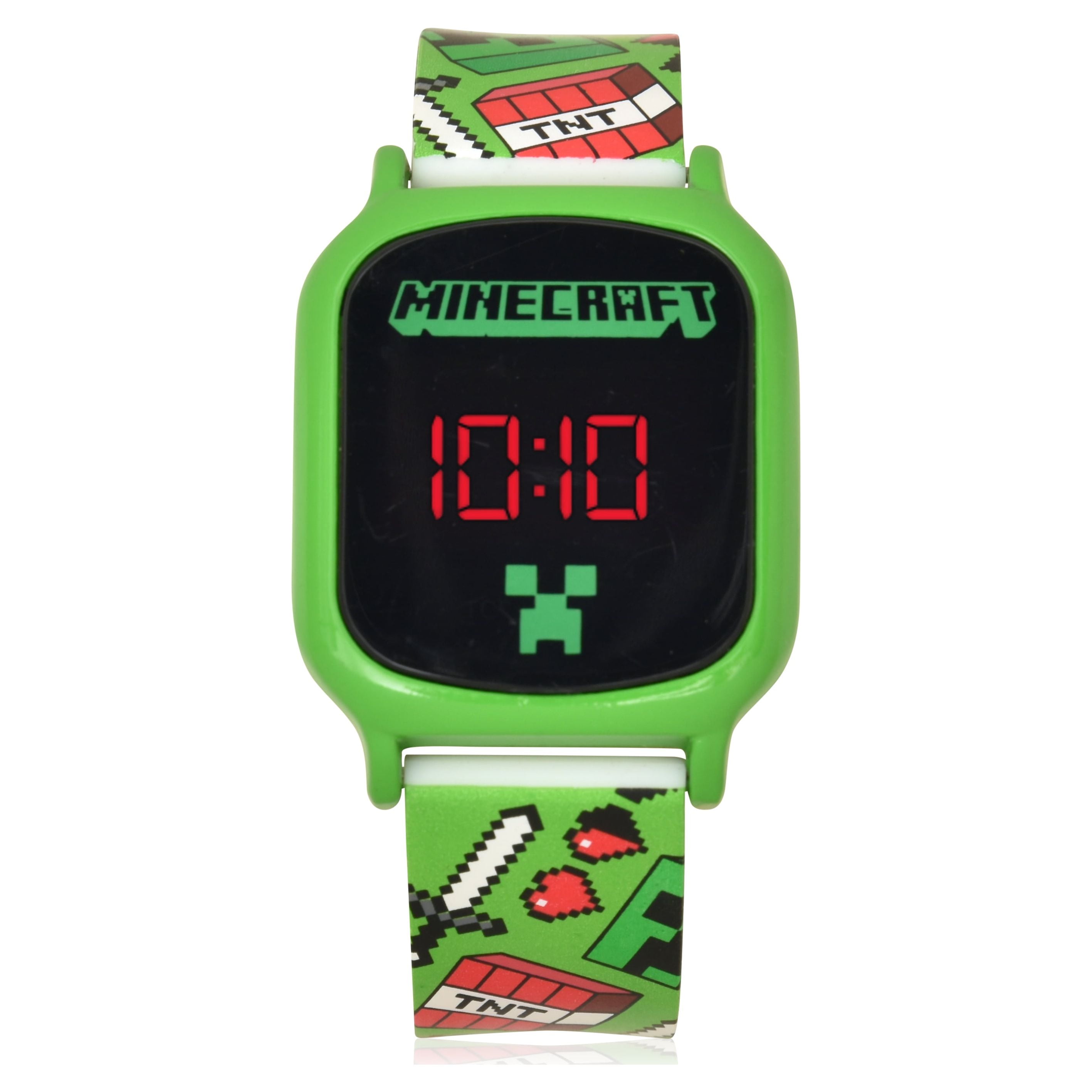 Minecraft digital sales wrist watch