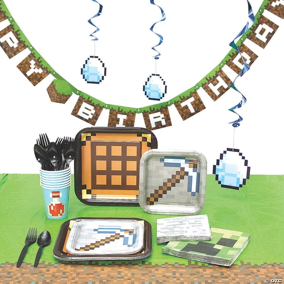 Minecraft Tableware Kit for 8