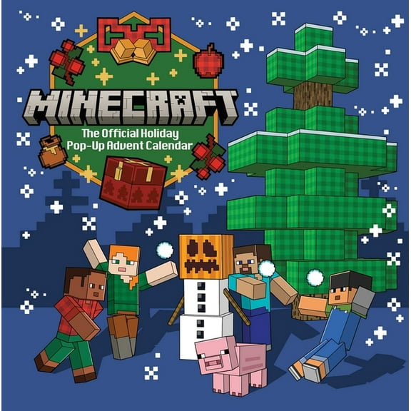 Minecraft: The Official Holiday Pop-Up Advent Calendar, (Paperback)