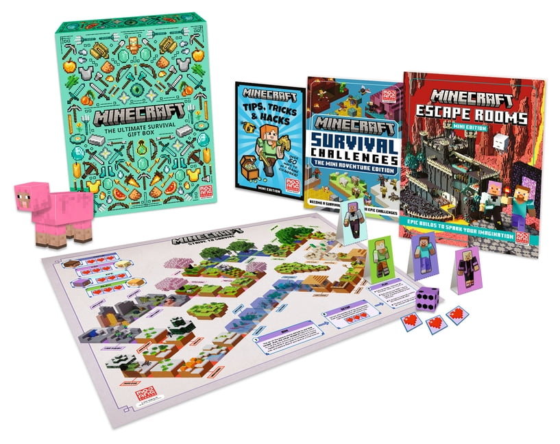 Minecraft: The Ultimate Survival Gift Box, (Hardcover)