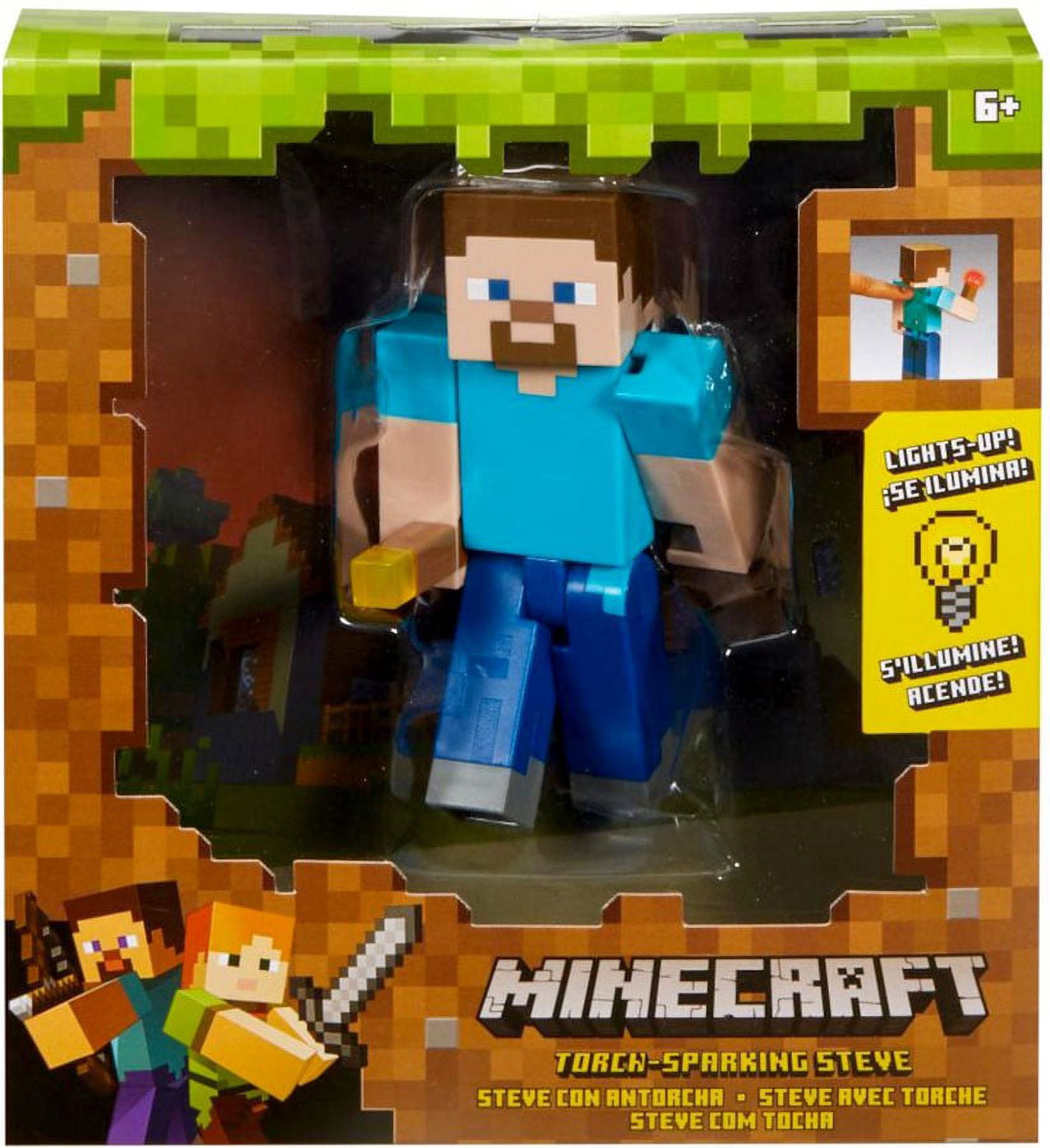 Minecraft Torch-Sparking Steve Action Figure Egypt Ubuy