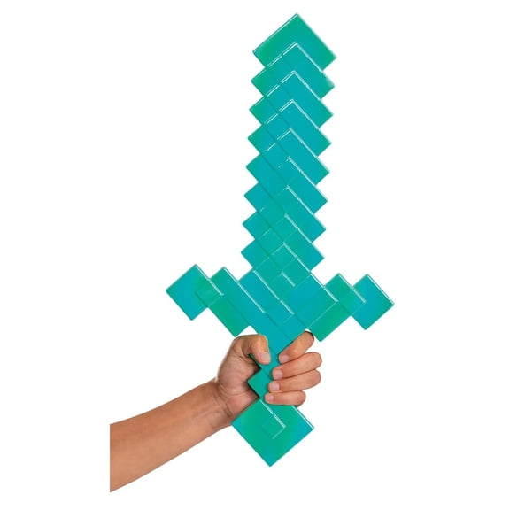 20 1/4" Minecraft Diamond Sword Costume Accessory
