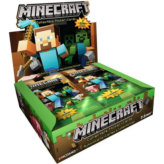 Minecraft Trading Card Stickers Box