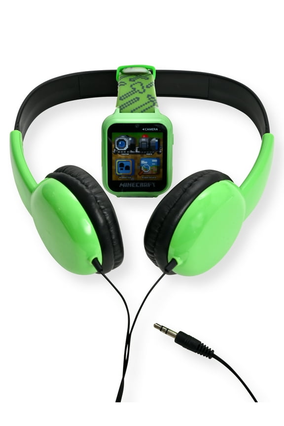 Unisex ChildHeadphone and Smartwatch Set in One Size Color Green - MIN40054WM