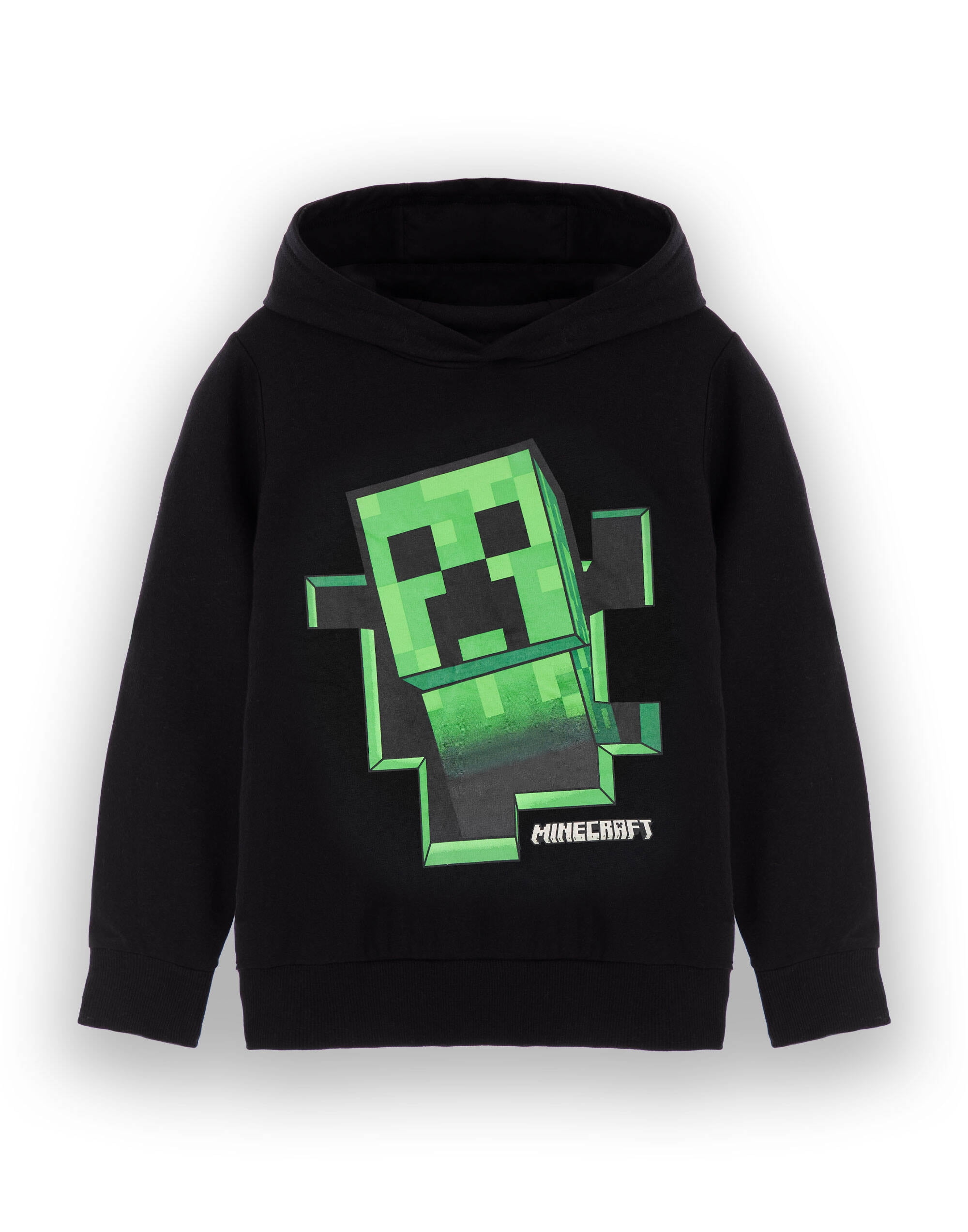 Minecraft Unisex Kids Black Hoodie