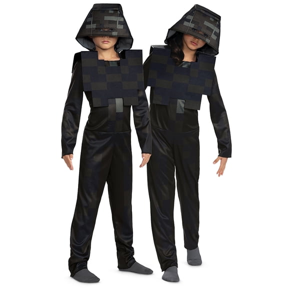 Minecraft Wither Skeleton Halloween Costume for Children, Boys Size S (4/6), by Disguise