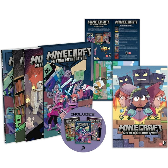 Minecraft: Wither Without You Boxed Set (Graphic Novels), (Paperback)