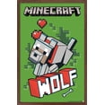 thumbnail image 1 of Minecraft - Wolf Wall Poster, 22.375" x 34", Framed, 1 of 3