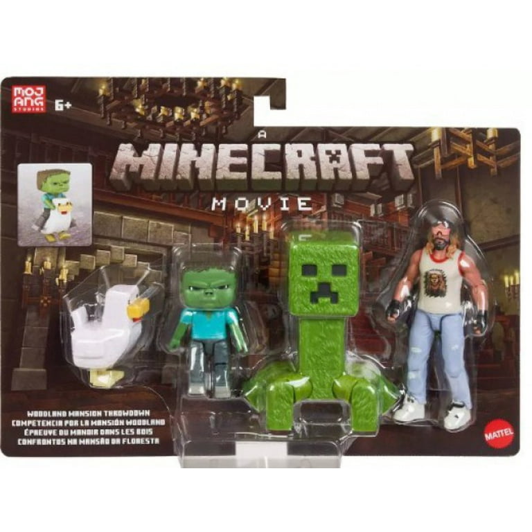 Minecraft Woodland Mansion 4-Pack – Creeper, Garrett, Zombie