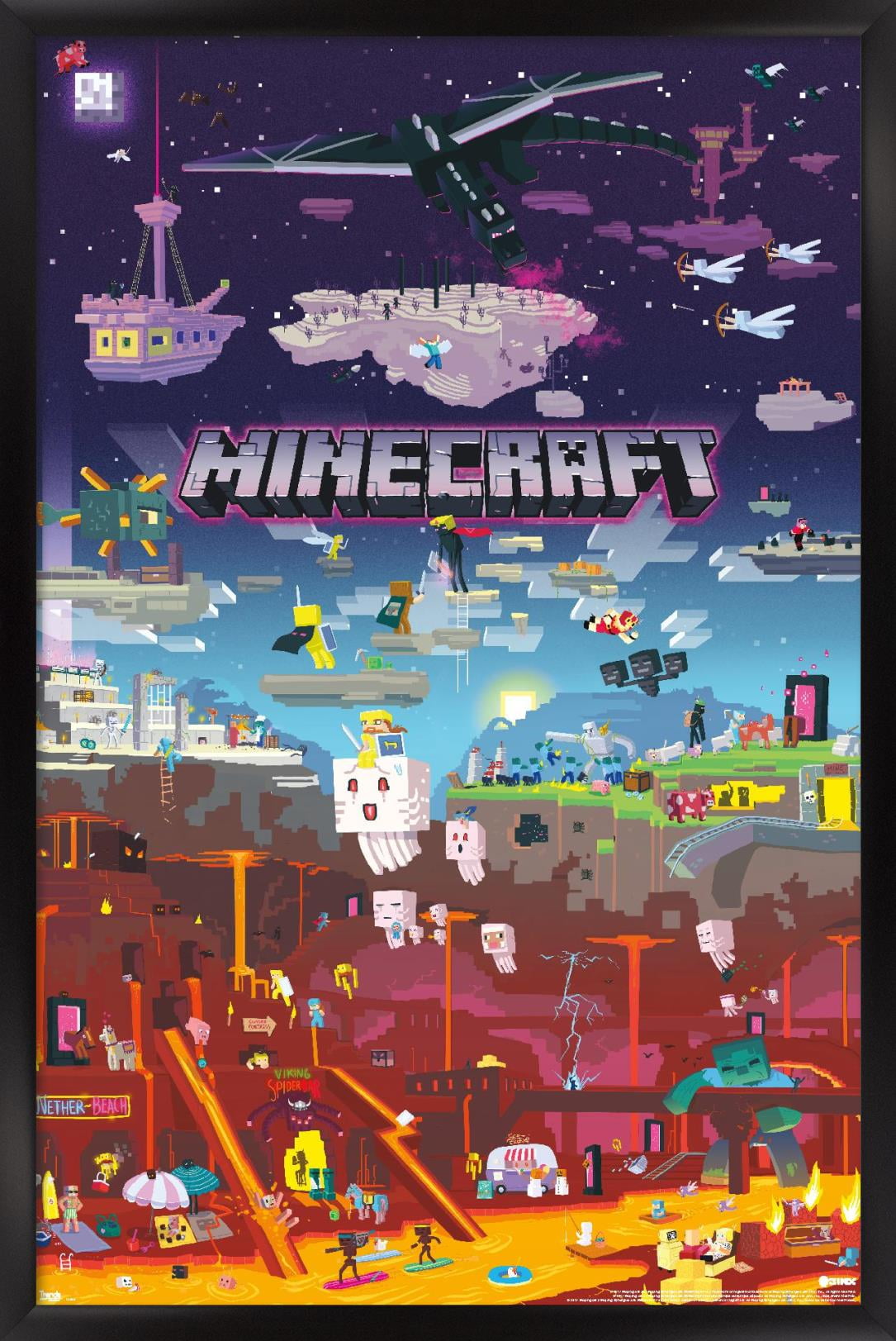 Minecraft - World Beyond Wall Poster, 14.725