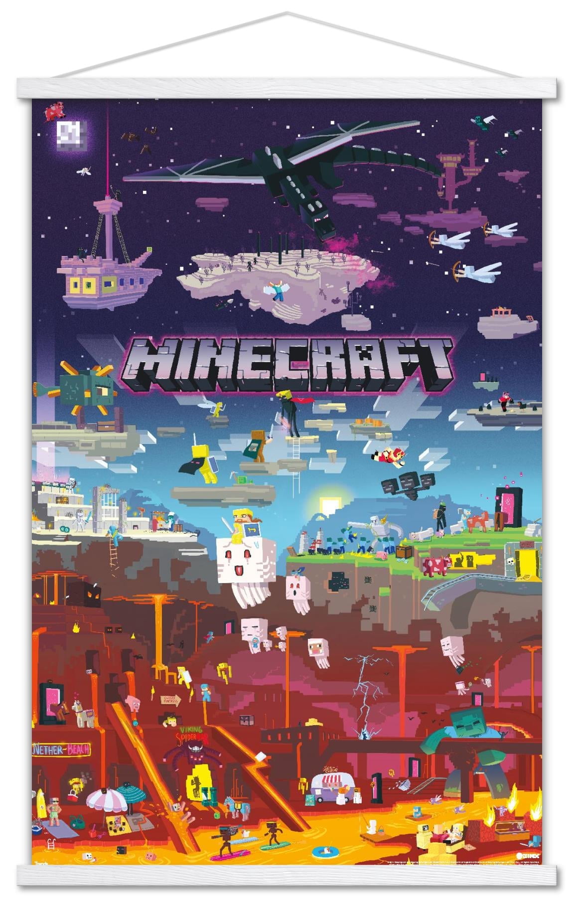 「Minecraft」　B2ポスター Minecraft-World-Beyond-Wall-