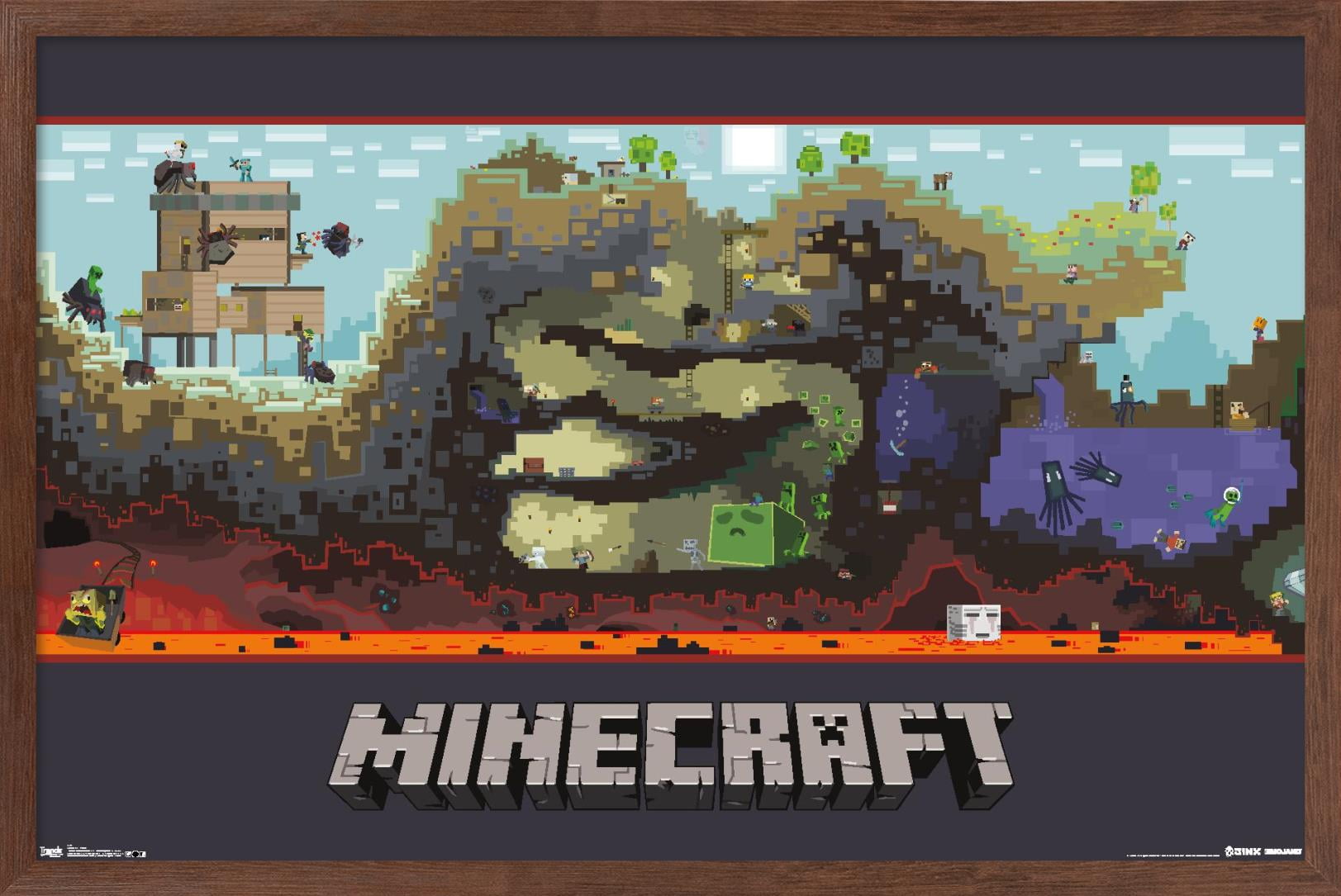 2D-Poster of Minecraft :) : r/Minecraft