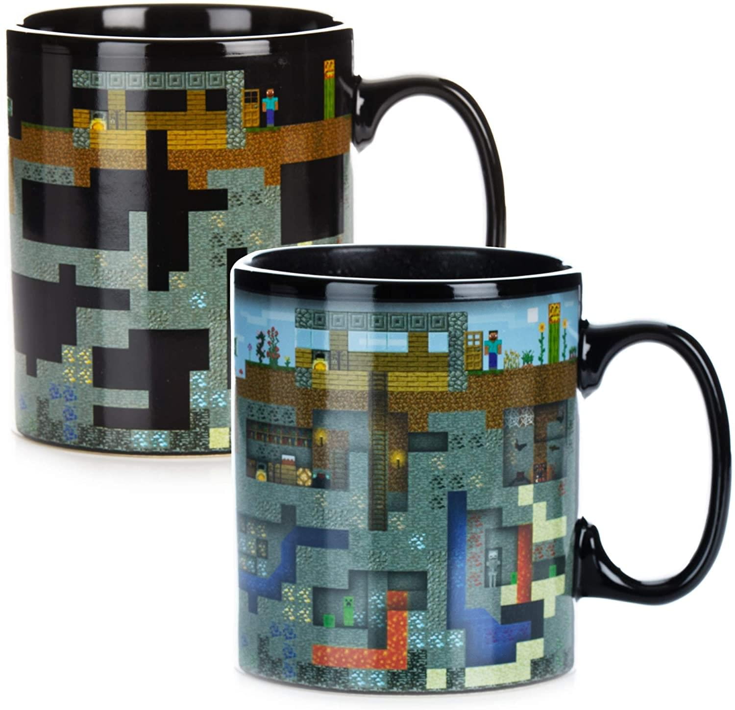 Paladone Minecraft XL Heat Change Ceramic Mug, 18.5oz Extra Large