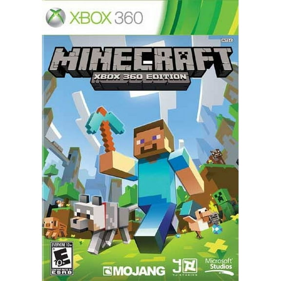 Pre-Owned Minecraft Xbox 360 Sandbox Game Survival Physical Video Game