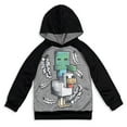 thumbnail image 1 of Minecraft Zombie Big Boys Fleece Pullover Hoodie Little Kid to Big, 1 of 5