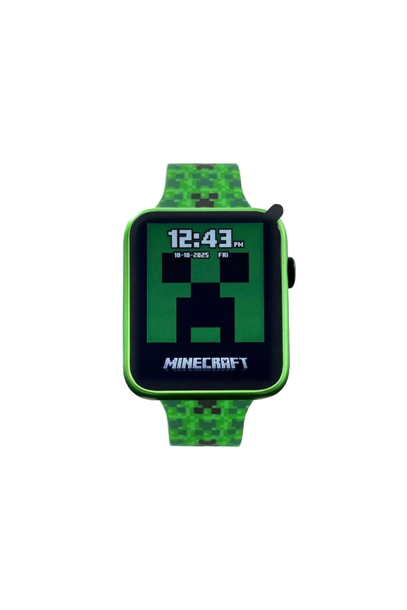 Minecraft iTime Adult Smart Watch with Fitness and Sleep Tracking and Sports Modes, Green