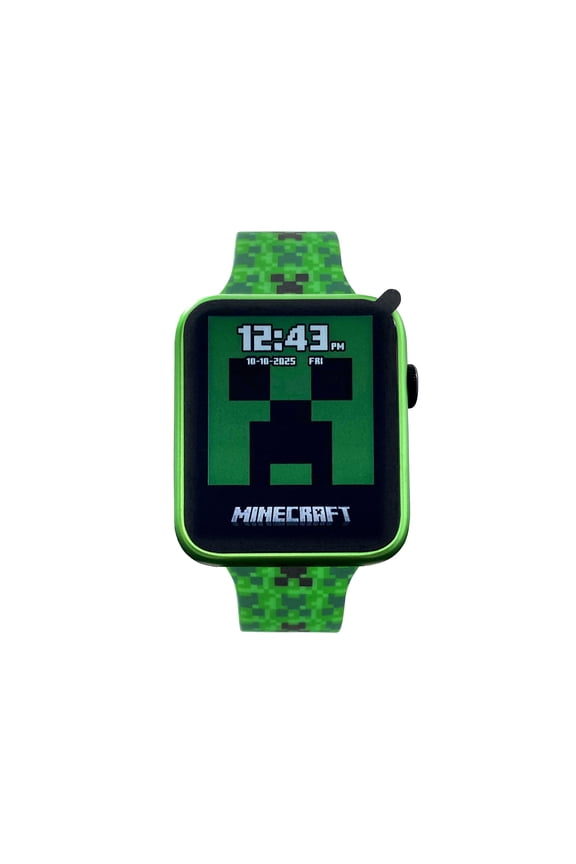 Minecraft iTime Adult Smart Watch with Fitness and Sleep Tracking and Sports Modes, Green