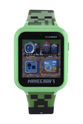 iTime Unisex Touchscreen Smart Watch with Silicone Strap and Green Case 42MM