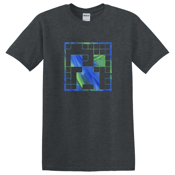 Minecrt Creeper Tie Dye Big Face Graphic T-Shirt