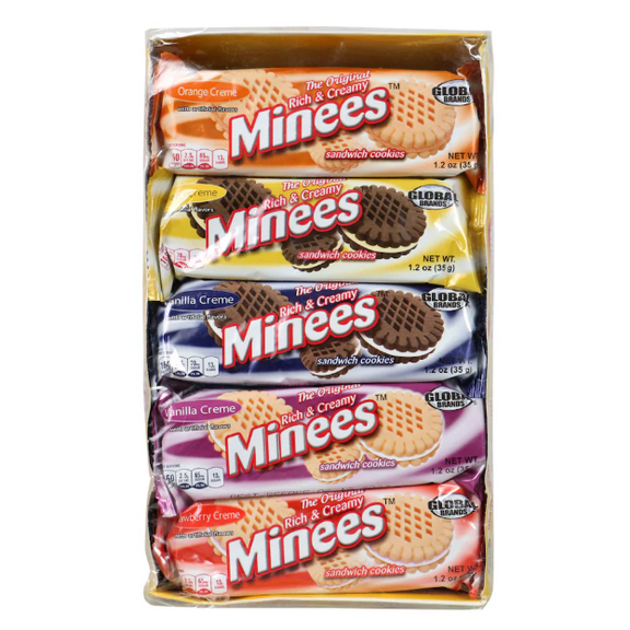 Minees Rich & Creamy Sandwich Cookies Variety Pack, 10 Count (Assorted Flavors)