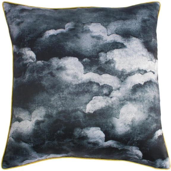 Mineheart, Night black clouds Cushion, Pillow