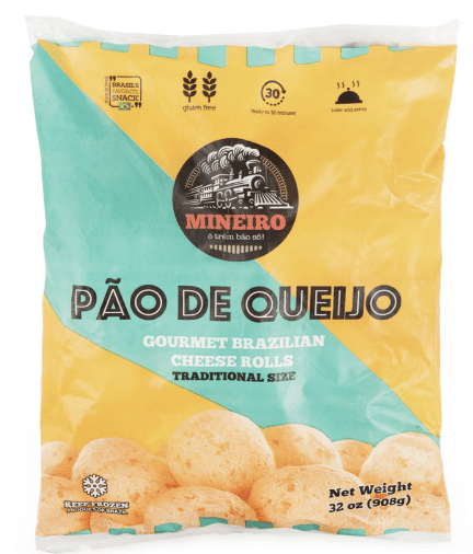 Mineiro Gourmet Brazilian Cheese Bread 32 oz – Traditional Cheese Rolls