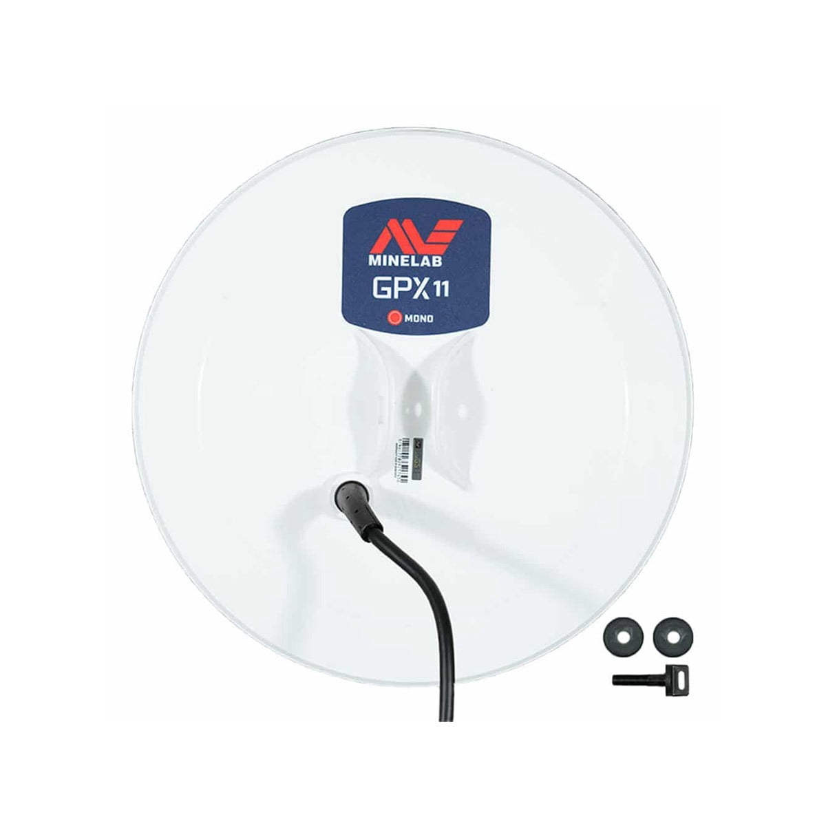 Minelab 11" Waterproof Round Monoloop Search Coil for GPX 6000 Metal Detector, White