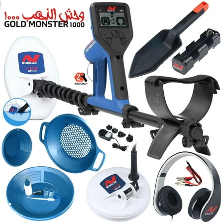Minelab GOLD MONSTER 1000 Metal Detector 2 Piece