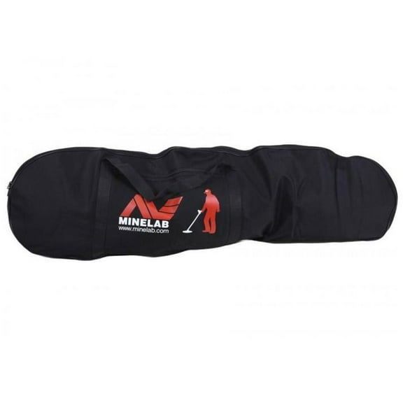 Minelab Padded & Reinforced Canvas Carry Bag with Pocket for All Metal Detectors, Black