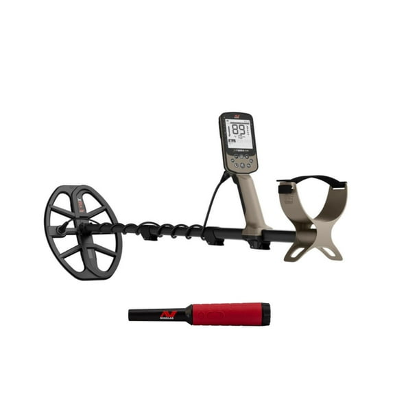 Minelab X-Terra Elite Expedition Pack with Detector, Additional Twine, and Wireless Headphones Bundle with Minelab PRO-FIND 40 Pinpointer with 5-Level Sensitivity Adjustment (2 Items)
