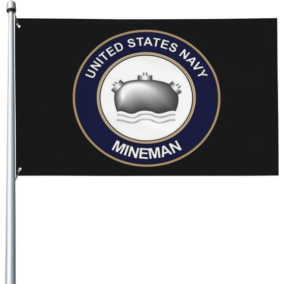 Mineman MN Banner Outdoor Flag House Flag Garden Flag Yard Flag 3x5ft
