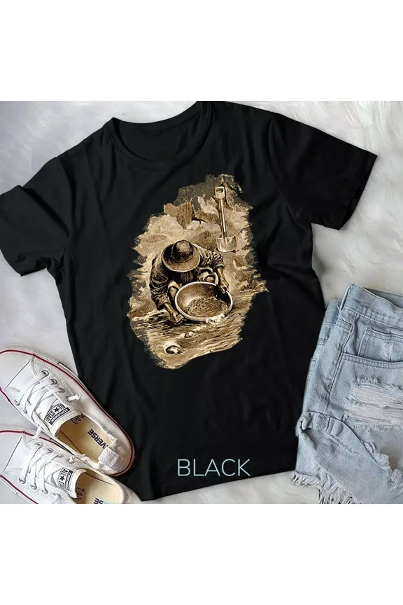 Miner Ma's Gold Mining Prospecting & Panning Unisex Tshirt